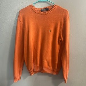 Orange cotton sweater size: M
